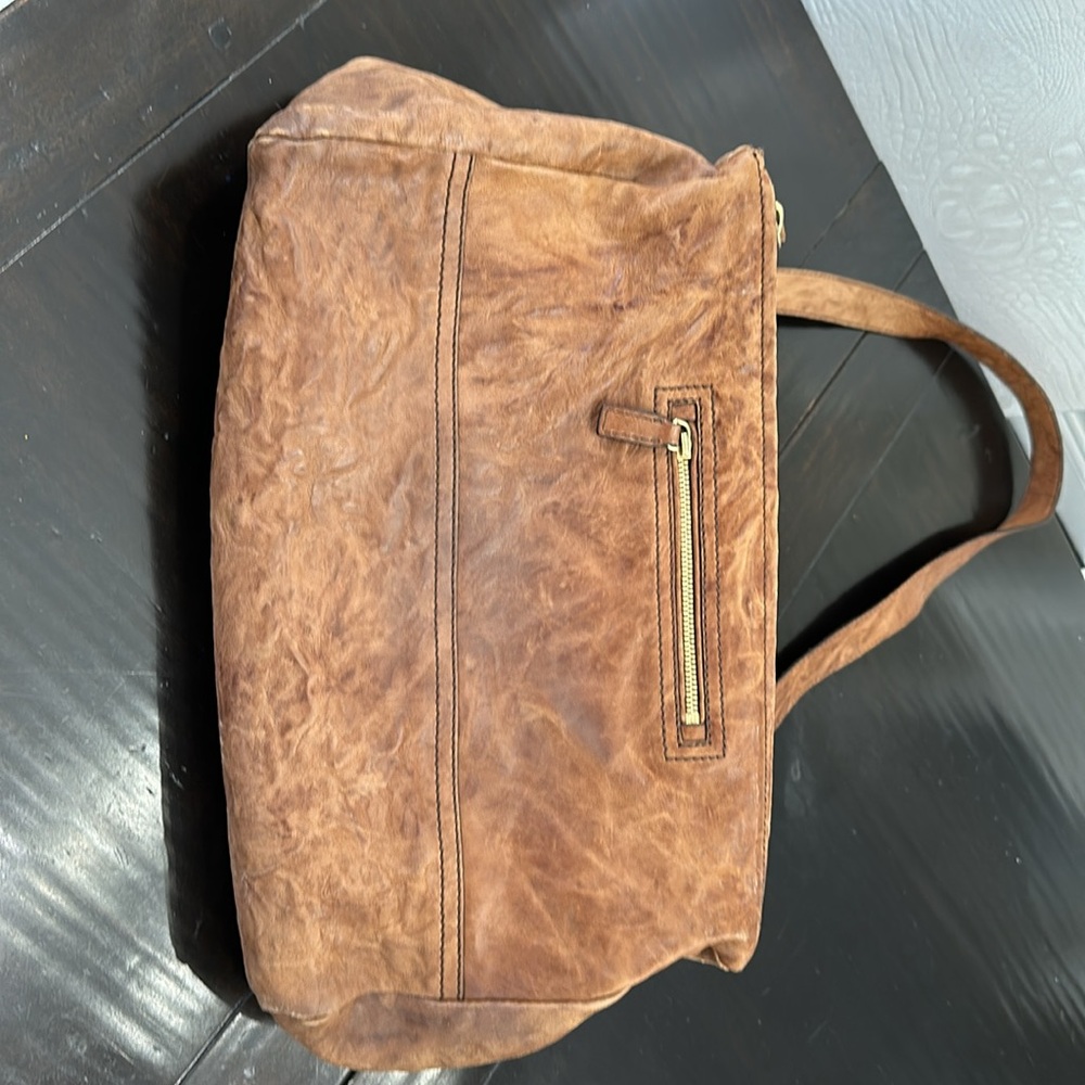 Givenchy Brown Leather Shoulder Bag with Gold Hardware - Picture 16 of 16